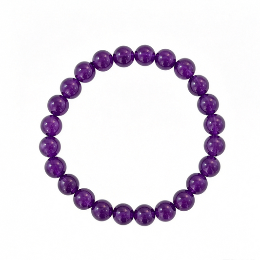 Natural Amethyst Crystal Bracelet – best crystals for anxiety and daily calm ritual