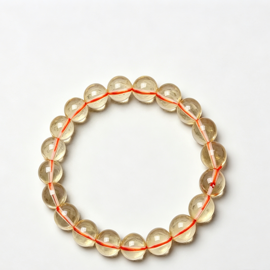 Natural Brazilian Citrine Crystal Bracelet